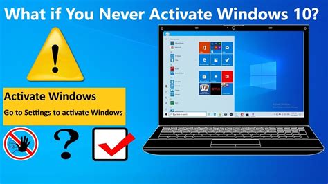 Windows 10 never activate